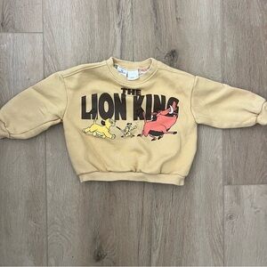ZARA Baby Boy Disney Lion King Sweatshirt Size 18-24 months